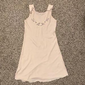 Floral Embroidered Slip Dress